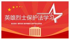 英雄烈士保护法学习PPT课件模板