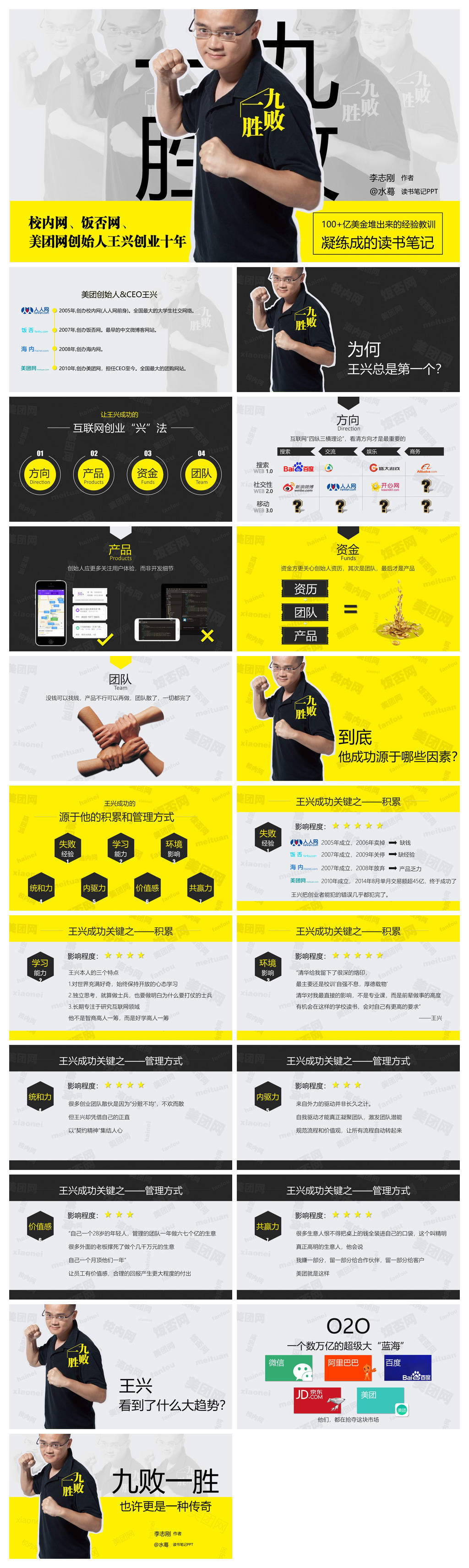 《九败一胜》读书笔记PPT