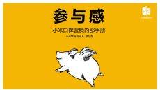 《参与感》读书笔记PPT作品