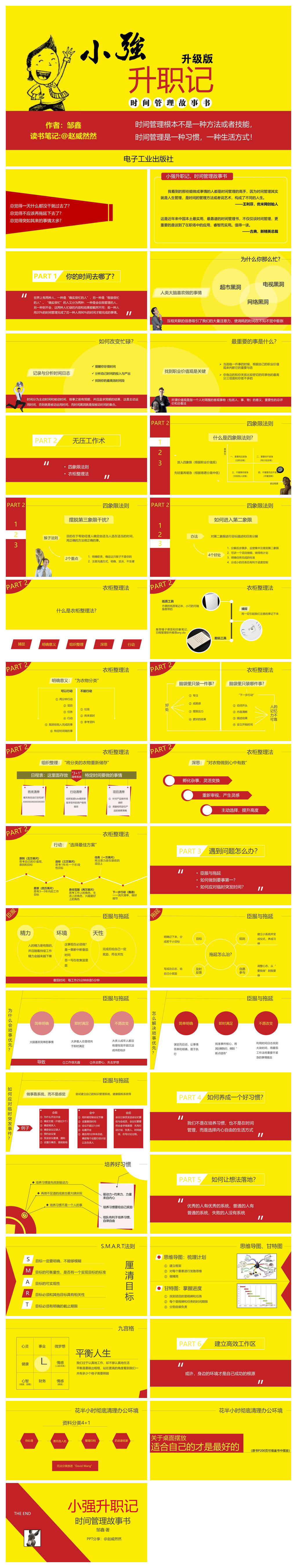《小强升职记》读书笔记PPT