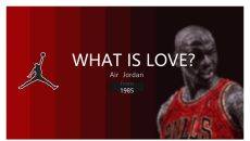 篮球运动品牌Jordan乔丹PPT模板
