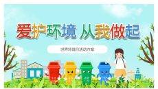 保护环境从我做起PPT模板