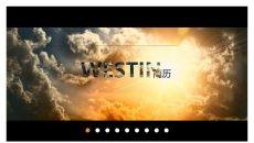 时尚全图型个人简历PPT模板