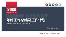 大气实用年终工作总结PPT模板