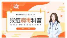 猴痘病毒知识科普PPT模板
