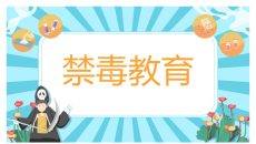 拒绝毒品禁毒教育班会PPT模板