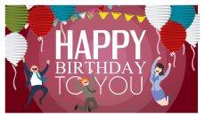 happy birthday生日快乐PPT模板
