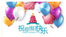 生日快乐儿童电子相册PPT模板