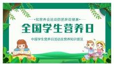 全国学生营养日主题PPT模板