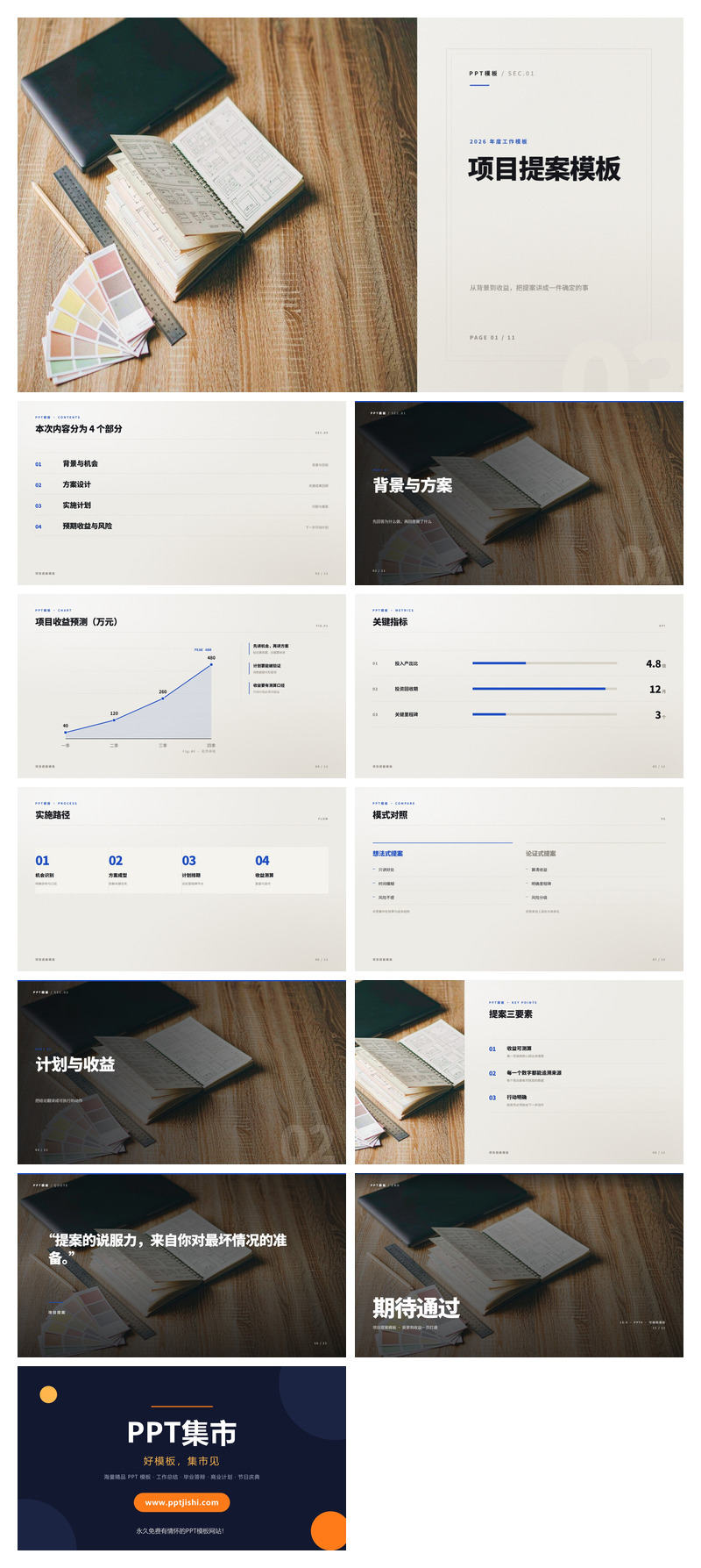 项目提案PPT模板