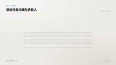 项目任务排期与责任人PPT图表