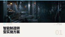 智能制造转型实施方案PPT模板