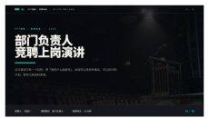 部门负责人竞聘上岗演讲PPT模板