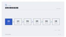 采购付款标准流程PPT图表