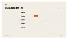 系统上线实施排期PPT图表