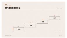 客户成熟度进阶阶梯PPT图表