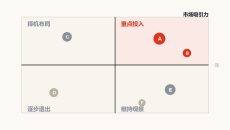 四象限战略定位分析PPT图表3页