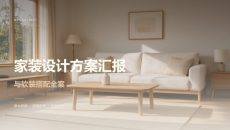 家装设计室内软装搭配方案汇报PPT模板