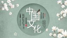 素雅古典花鸟中国风PPT模板