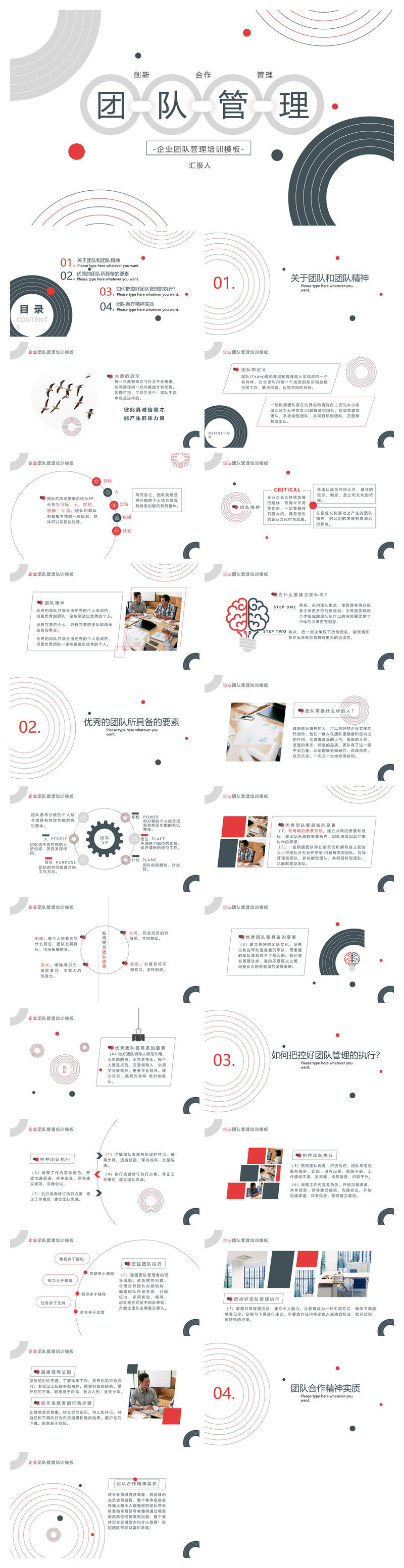 企业团队管理培训PPT课件模板