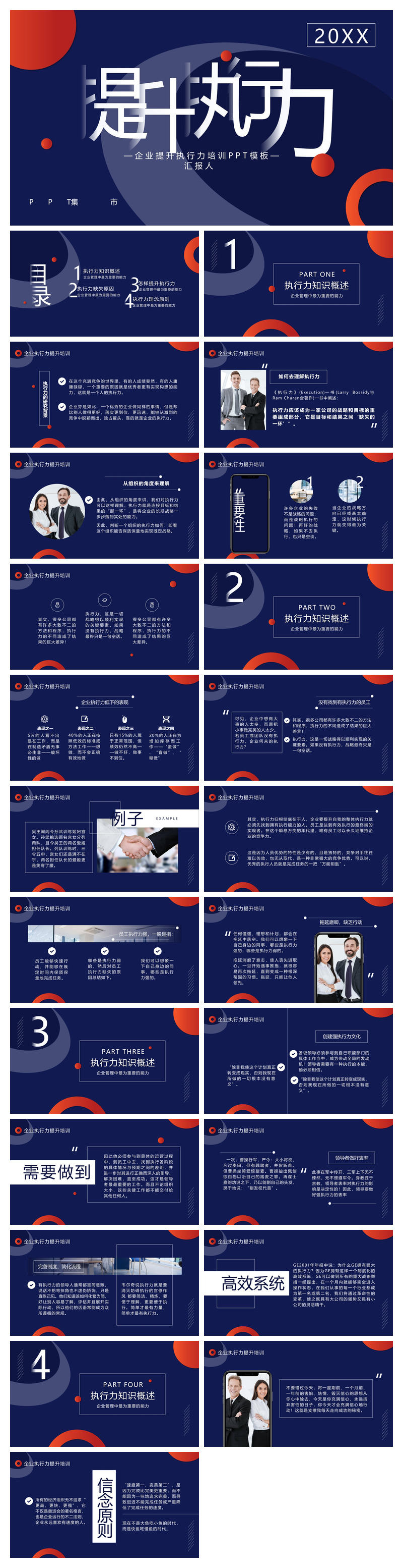 企业提升执行力培训PPT课件模板