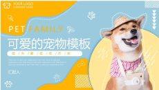 可爱猫狗宠物PPT模板