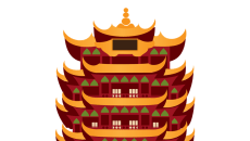 黄鹤楼节日武汉地标图片PPT节日素材