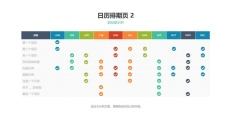 十二个月工作计划PPT素材